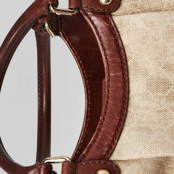 Gucci Beige/Brown GG Canvas Medium Sukey Tote Bag - Picture 8 of 12